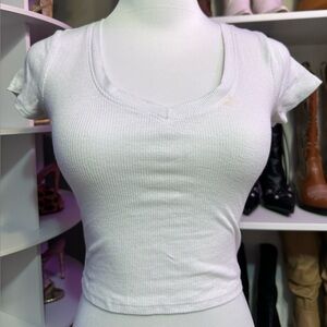 Bozzolo white crop top